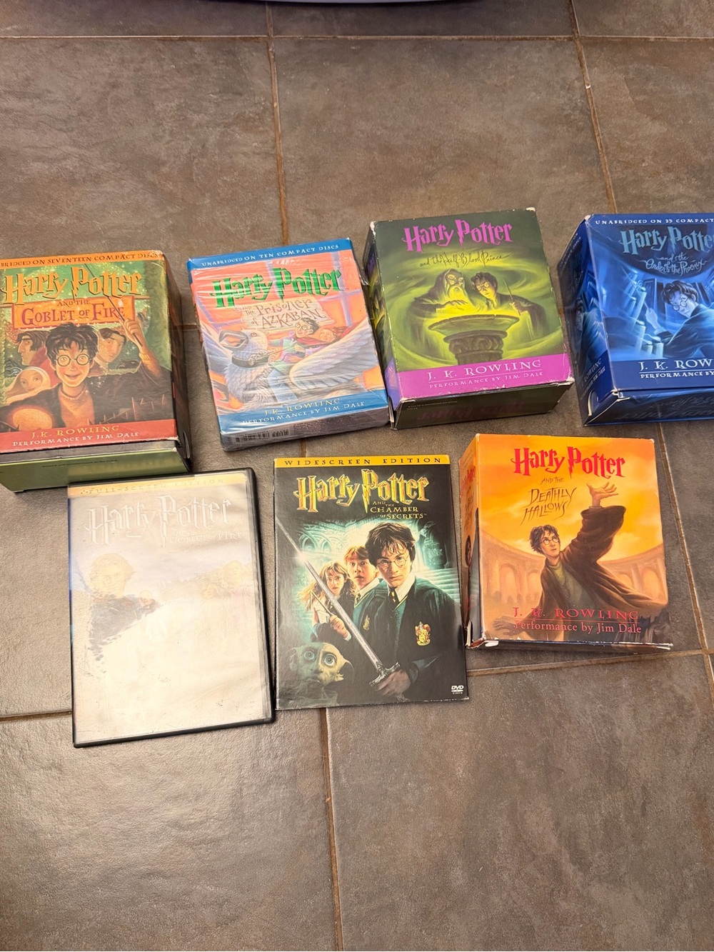 Harry Potter Audiobook & DVD Box Set Assortment - Mixed Colors